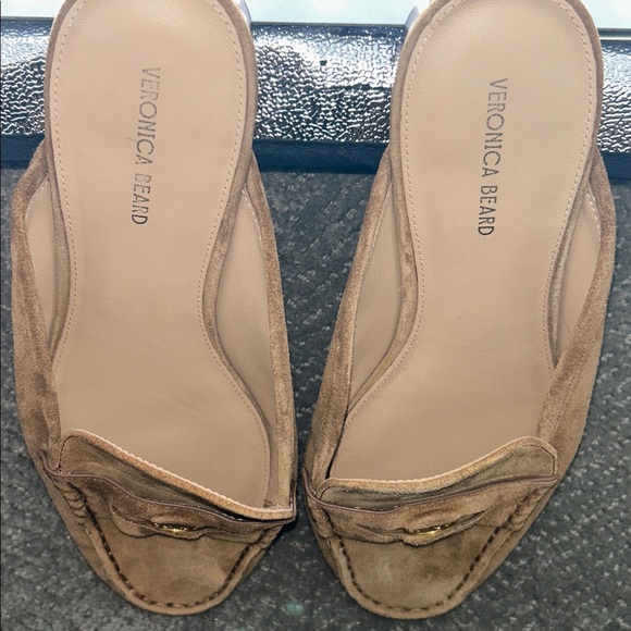 Veronica Beard Women’s Hazelwood Penny Suede Mules Size 8.5M - Picture 10 of 11